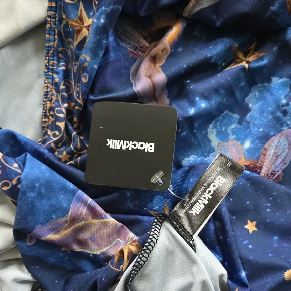 Blackmilk Blue Fairy Print Playsuit Romper - Picture 2 of 3